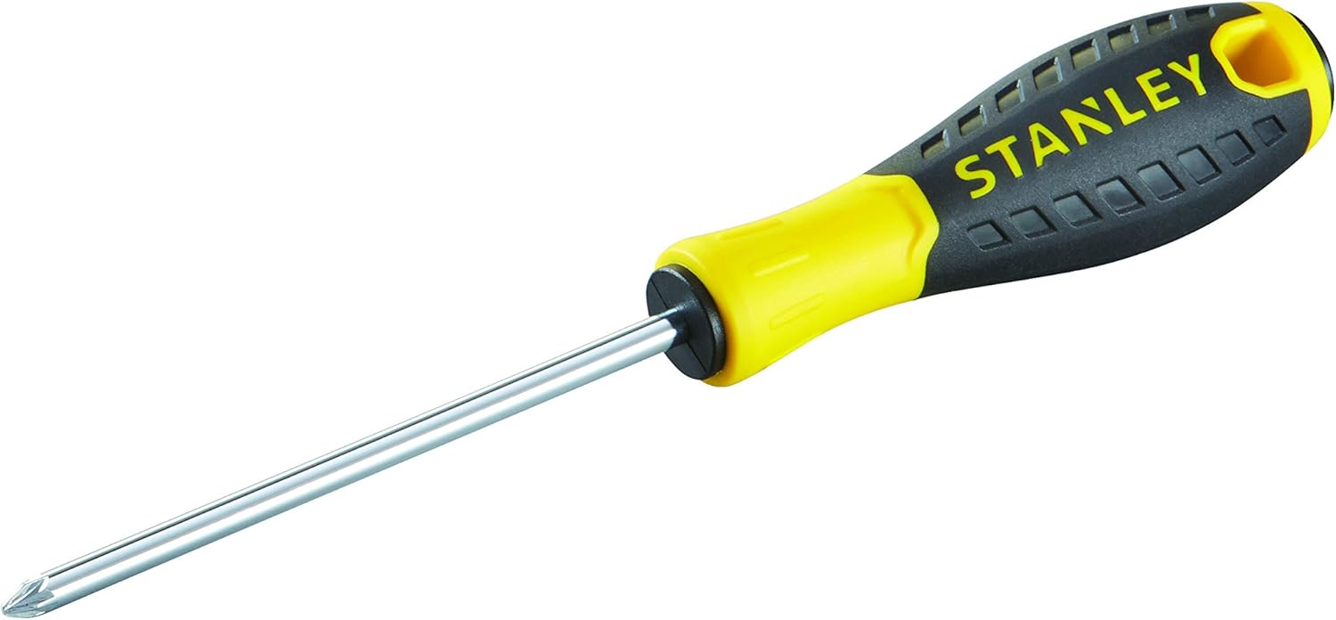 Stanley STHT0-60274 Essential Screwdriver Bit Pozidriv, Yellow/Black, 100 mm x 1