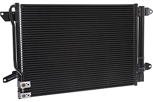 KOOL-VUE Kool Vue A/C Condenser for 2011-2015 Volkswagen Jetta Sedan, Fits 2012-2019 Beetle, 2018-2019 Beetle Convertible, 2013-2016 Jetta Hybrid, 2009-2014 Jetta Wagon, ac Condenser