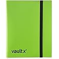 Vault X Binder - 9 Pocket Trading Card Album Folder - 360 Side Loading Pocket Binder for TCG (Green)