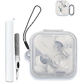 Case Cover for Nothing Ear 2024 Wireless Earbuds with ChatGPT Integration,Full Protective Soft TPU Skin Case Cover Shock-Absorbing Protective Case with Keychain,Lanyard and Cleaning Pen，Clear