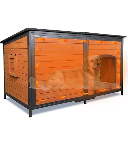 Amazon.com : New Age Pet® ECOFLEX® ThermoCore Insulated Dog House