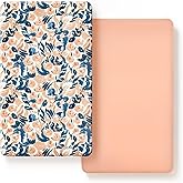 GRSSDER Stretch Ultra Soft Jersey Knit Fitted Crib Sheets Set 2 Pack, Universal Fit All Standard Crib Mattress Pads Safe and Snug, Crib Fitted Sheet with Deep Pocket, Original Design for Baby Girl