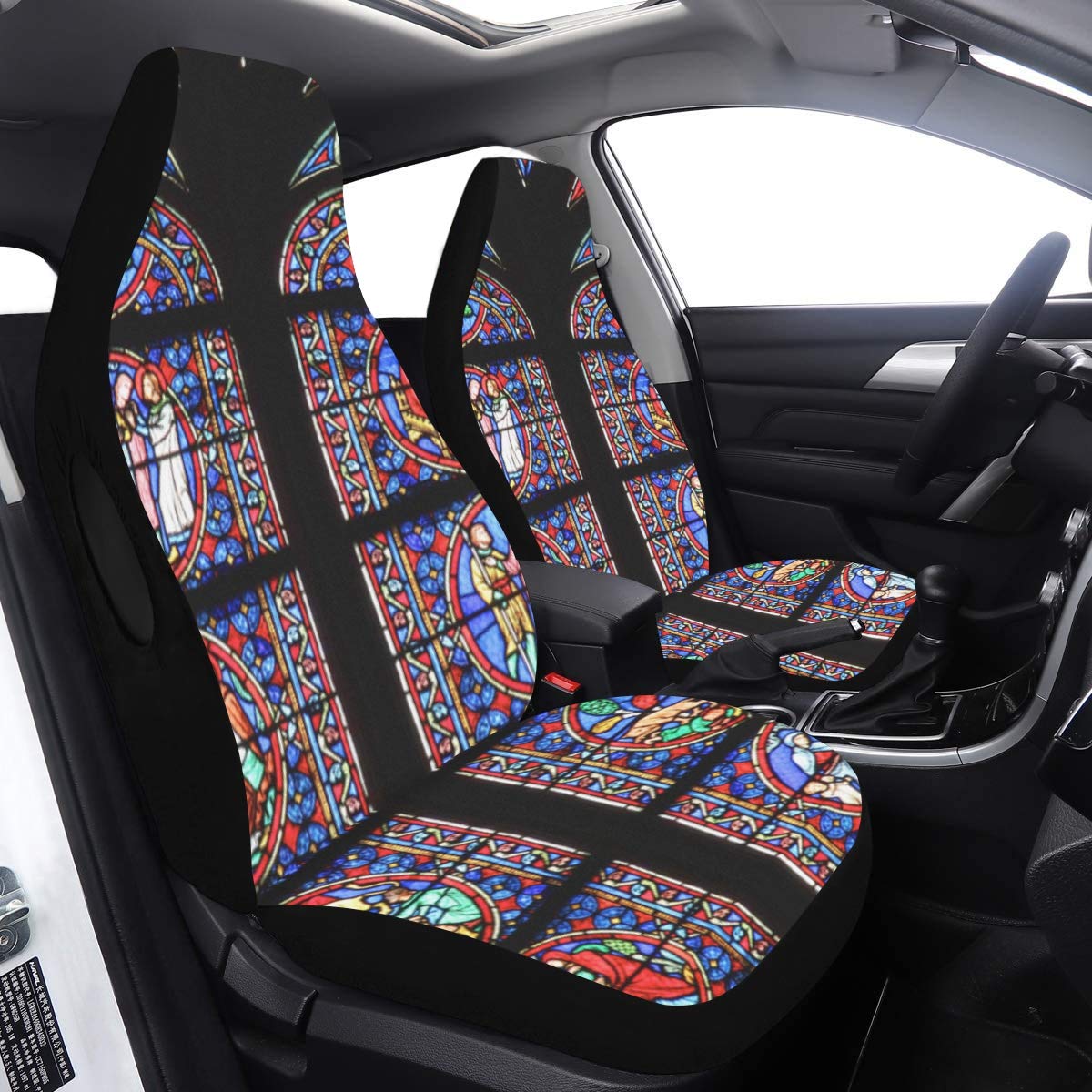 Travel Car Seat Cover Desirable Church Rose Window Ugly
