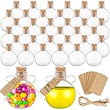 36 Pcs Spherical Plastic Potion Bottles - 3.4 Oz