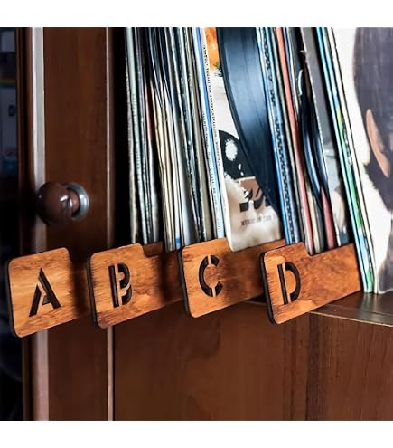 Amazon.com: 26PCS Alphabetical Vinyl Record Dividers A-Z for
