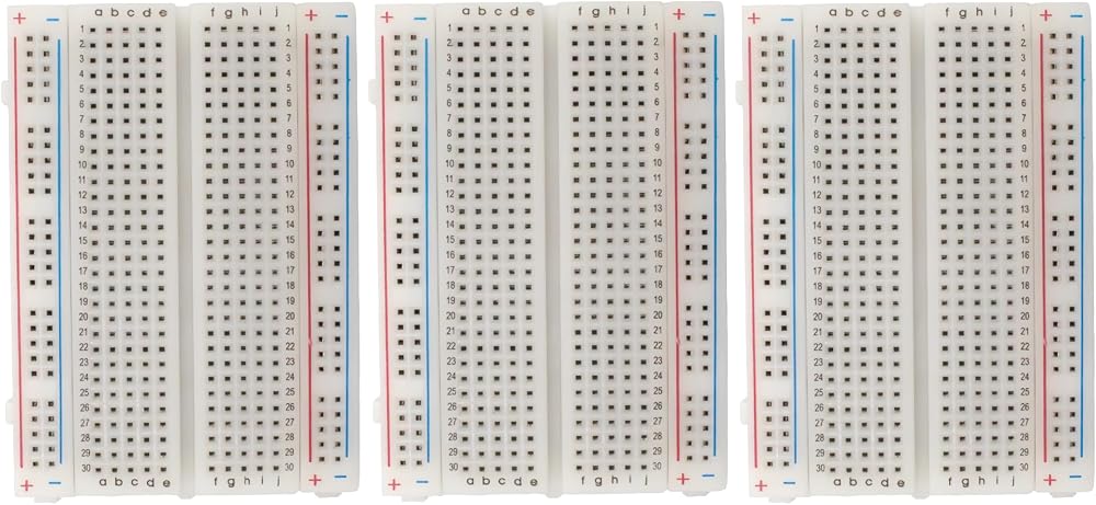 MMOBIEL 3x400 Point Solderless PCB Breadboard Proto Shield for Arduino