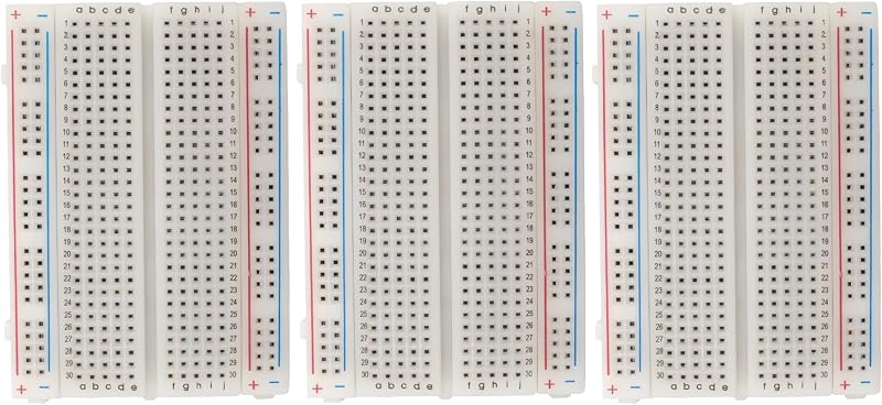 MMOBIEL 3x400 Point Solderless PCB Breadboard Proto Shield for Arduino