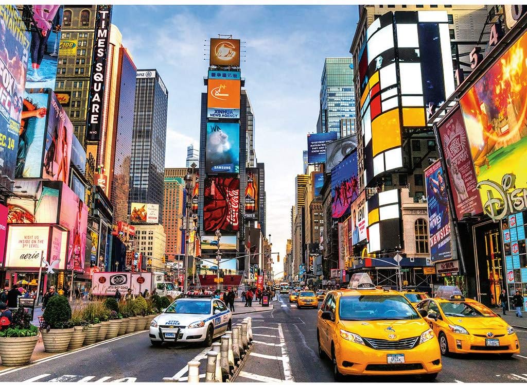 Nargar Adults Jigsaw Puzzle 1000 Piece Time Square Puzzle Game Interesting Toys Mini Pieces Puzzle 16.5x11.7 Inch