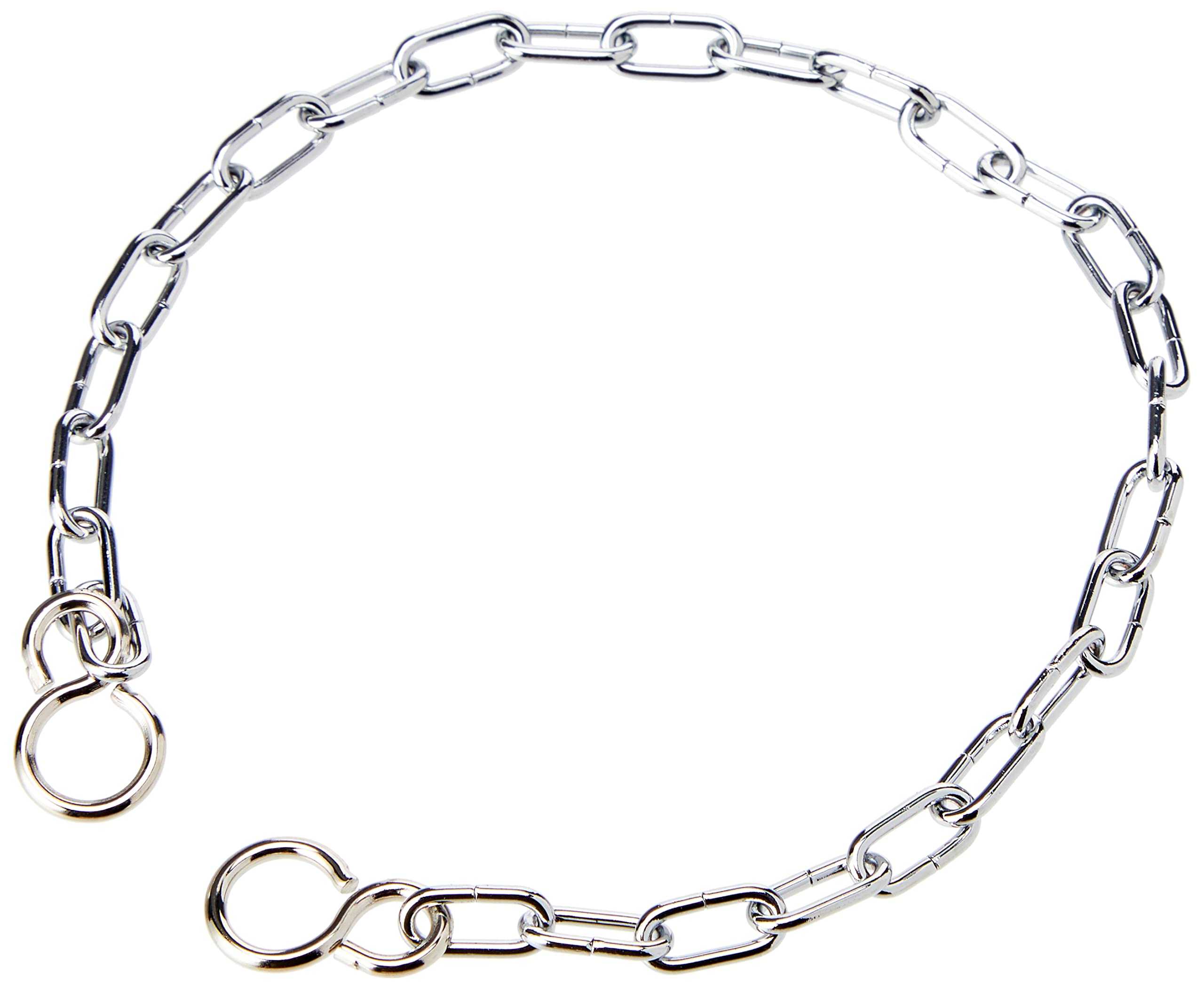 Merriway BH02252 Link Type Basin Chain with S Hook, 300mm (12 inch) - Chrome Plated
