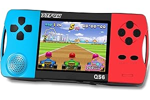 X-JOYKIDS Handheld Games for Kids with 3.5" IPS Large Screen Built-in 216 Retro Video Games Portable Gaming Player with Rechargeable Battery Mini Arcade Electronic Toy Gifts for Boys Girls (Blue+Red)