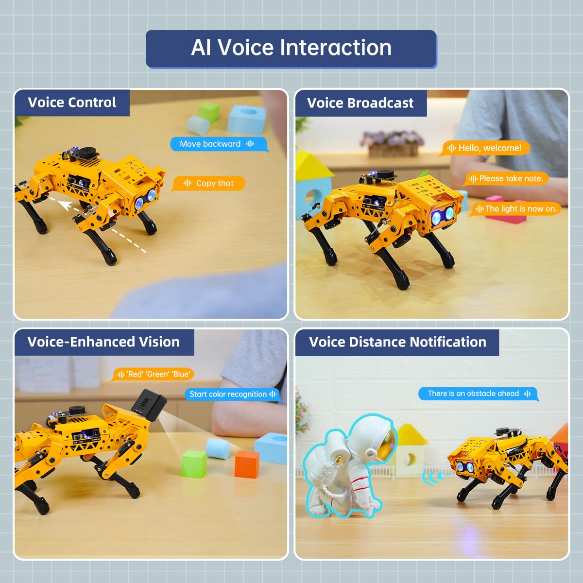 Mua MechDog Robot Dog for Arduino Python Scratch microbit Starter Robot ...