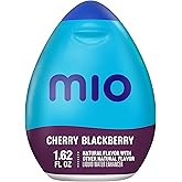 mio Liquid Water Enhancer, Cherry Blackberry, 1.62 fl oz | Zero Sugar &amp; Zero Calories, Squeeze to Control Flavor Intensity, Water Flavoring for All-Day Hydration, On-the-Go