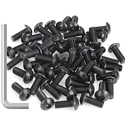 55 Pieces M5 x 12mm Button Head Socket Cap