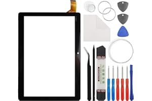E-yiiviil Touch Screen Panel Digitizer (Without LCD Display) Compatible with Contixo K102 10.0 inch with Tools