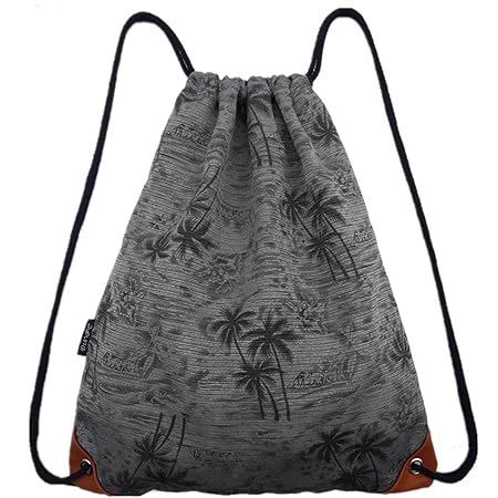 DNFC Turnbeutel Hipster Sporttasche Rucksack mit Innentasche Gymsack Segeltuch Sportbeutel Sportrucksack Bedrucken Beutel Jut