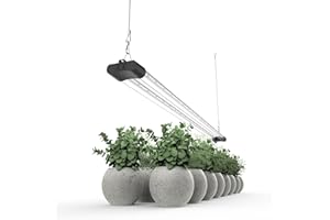APICDOM LED Grow Light Full Spectrum Light Linkable 5000K Daylight + 660nm Red Indoor Plant Lighting Fixture (4 FT)