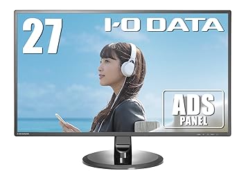 【クリックで詳細表示】I-O DATA モニター 27インチ フレームレス ADS非光沢 スピーカー付 3年保証 土日サポート EX-LD2702DB