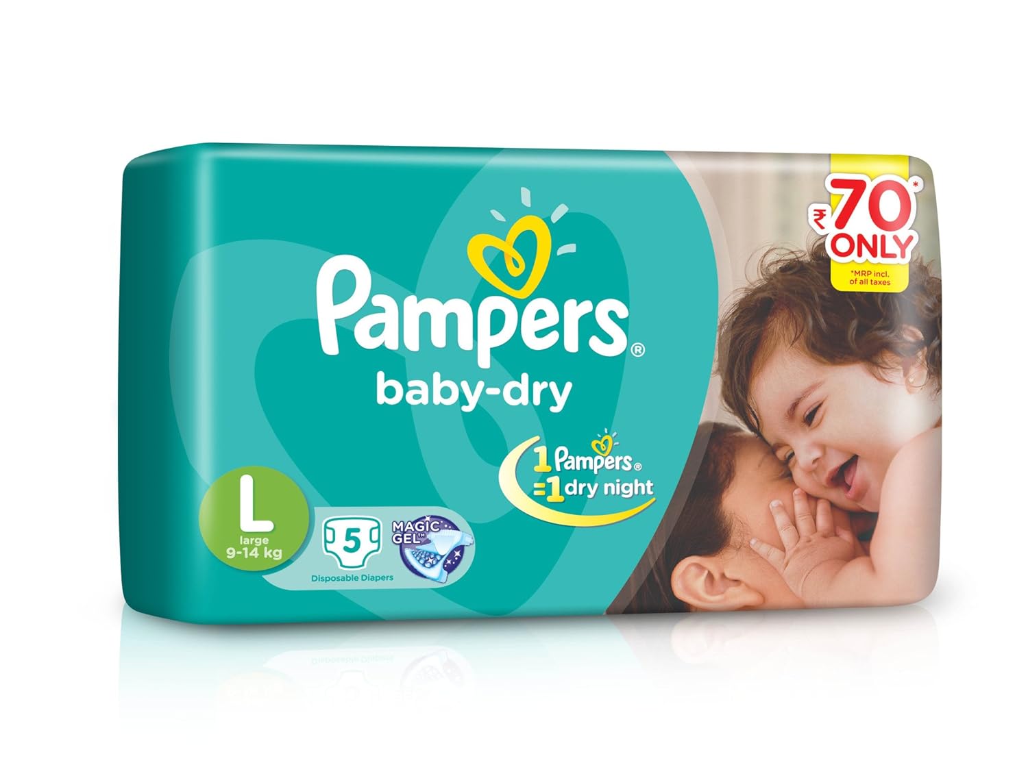Pampers Large Size Diapers (5 Count) Amazon.in Amazon Pantry