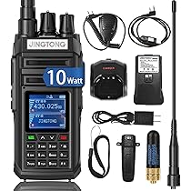 Radio Twin Fin Set 新品未使用 Amazon.com: JINGTONG JT-3988 ham Radio Walkie Talkie 10Watt