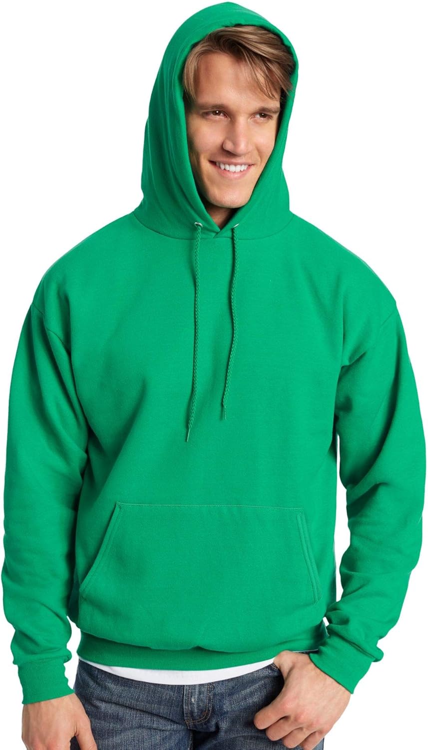 Hanes 7.8 oz. 50/50 Pullover Hood (P170) at  Men’s Clothing store