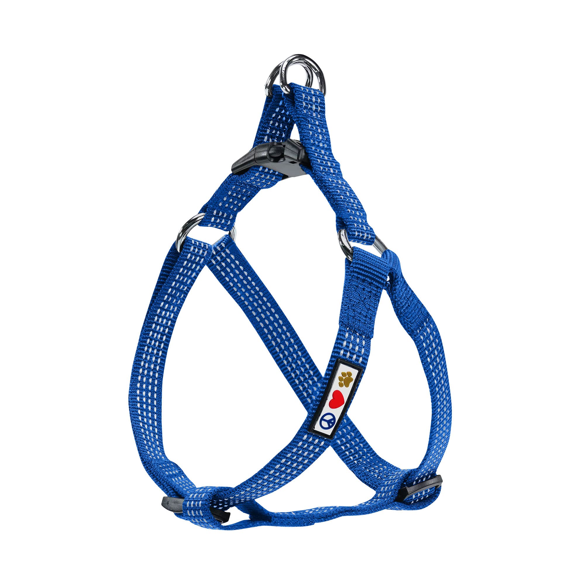 Pawtitas Reflective Step In Dog Harness or Reflective Vest Harness, Comfort Control, Training Walking of your Puppy/Dog Small Dog Harness S Blue Dog Harness โ image 1