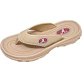 ZORIZ Collegiate Series Golf Sandals for Women and Men, Thong Flip Flops With Removable Spikes, Golf Footwear With Deeper Heel Cup and Higher Sidewalls