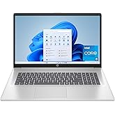HP 17.3 inch Laptop, FHD Display, Intel Core i5-1334U, 16 GB RAM, 512 GB SSD, Intel Iris Xe Graphics, Windows 11 Home, Natural Silver, 17-cn3399nr