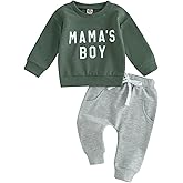 LIOMENGZI Baby Girl Boy Fall Outfit Long Sleeve Letter Pullover Sweatshirt Pants Infant Boys Fall Winter Clothes Set