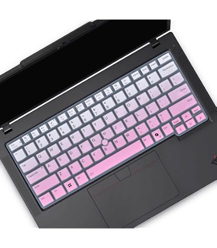 Housse De Clavier TPU Pour ThinkPad T14/P14s/L14 Gen 5-6 (2024-2025) - Layout UE/Royaume-Uni - Protection Anti-liquides Et Poussière