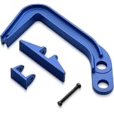 Woanger 6 Tons Auto Body Frame Pulling Clamp with Deep Hook, 19 Inch | 14 in Throat Opening, 6 in Throat Depth, Deep Hook Reach, Double Base Support, Dent Pulling Aid, for Collision Repair