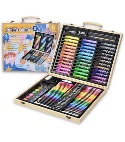 Amazon.com : Cra-Z-Art 80 Piece Art Set : Childrens Art Supply