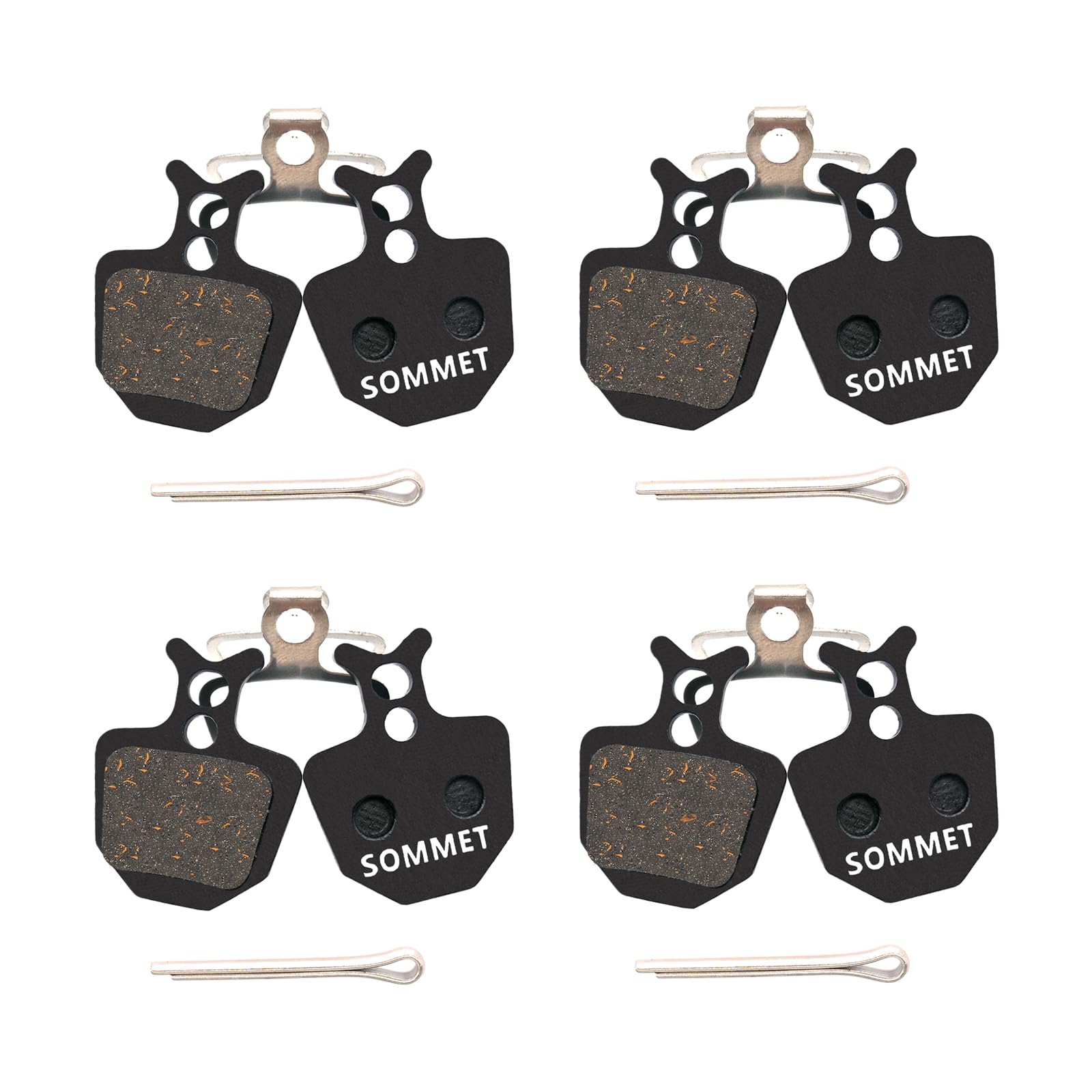 SOMMET 4 pairs Resin and Semi-Metallic Disc Brake Pads fit for FORMULA Oro Hydraulic K18 K24 PURO Bianco