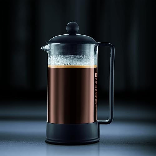 Bodum 12 oz Brazil French Press Coffee Maker, High-Heat