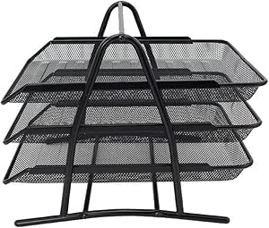 Archivadores Verticales Bandeja de Montaje de 3 Capas Administrador de