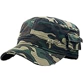 KBETHOS Cadet Army Cap Basic Everyday Military Style Hat (Now with STASH Pocket Version Available)