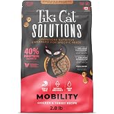 Tiki Cat Solutions Dry Cat Food, Mobility, Chicken &amp; Turkey, 2.8 lb Bag