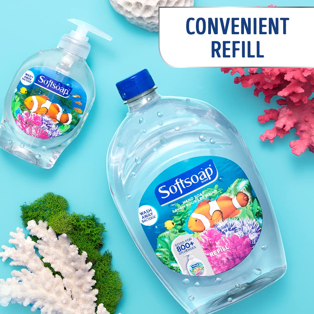 Softsoap Liquid Hand Soap, Aquarium Series - 7.5 Fl Oz (Pack of 6)
