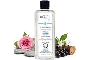 MAISON BERGER Ocean Breeze - Lampe Berger Fragrance Refill for Home Fragrance Oil Diffuser - 33.8 Fluid Ounces - 1 Liter