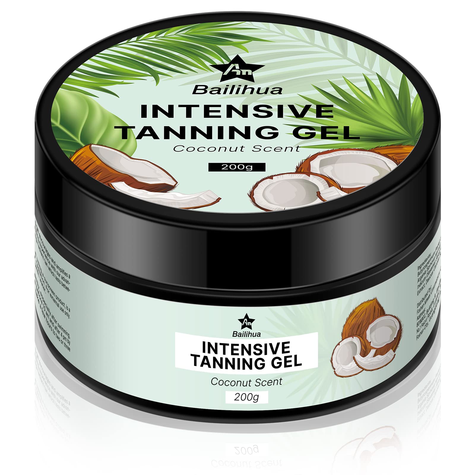 Tanning Accelerator Gel Cream with Coconut, Carrot Oil and Sunflower Seed Oil