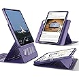 ESR for iPad Pro 12.9 Case (6th/5th Generation, 2022/2021), Removable Magnetic Cover, Adjustable Portrait/Landscape Stand with Raised Display View, 9 Standing Angles, Shift Series, Purple