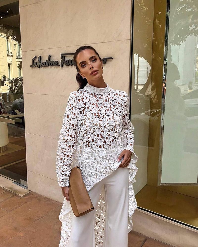 outfits with white long sleeve shirts