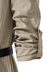 JEMITOP Men's Renaissance Costume Retro Lace Up