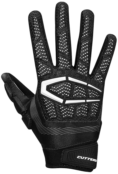 cutters gamer 3.0 padded football gloves