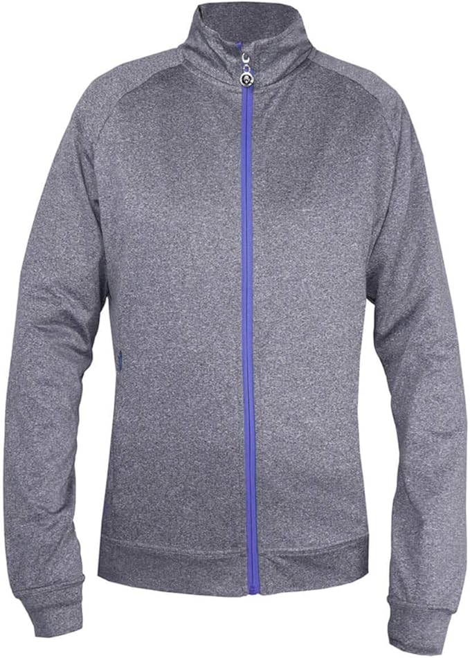 Island Green Women's Golf Ladies Contrast Full Zip Flexible Thermal