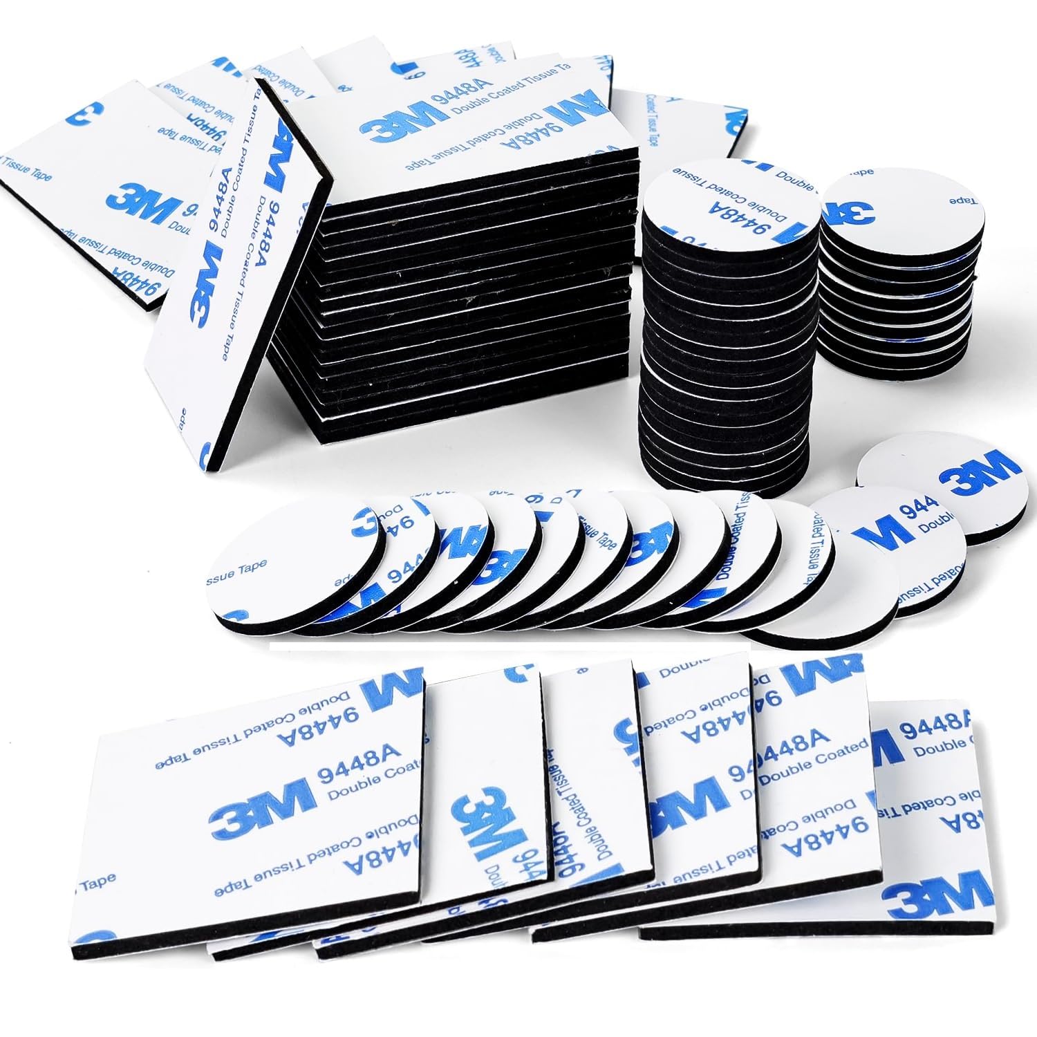 Double Sided Foam Tape Strong Pad Mounting,Black