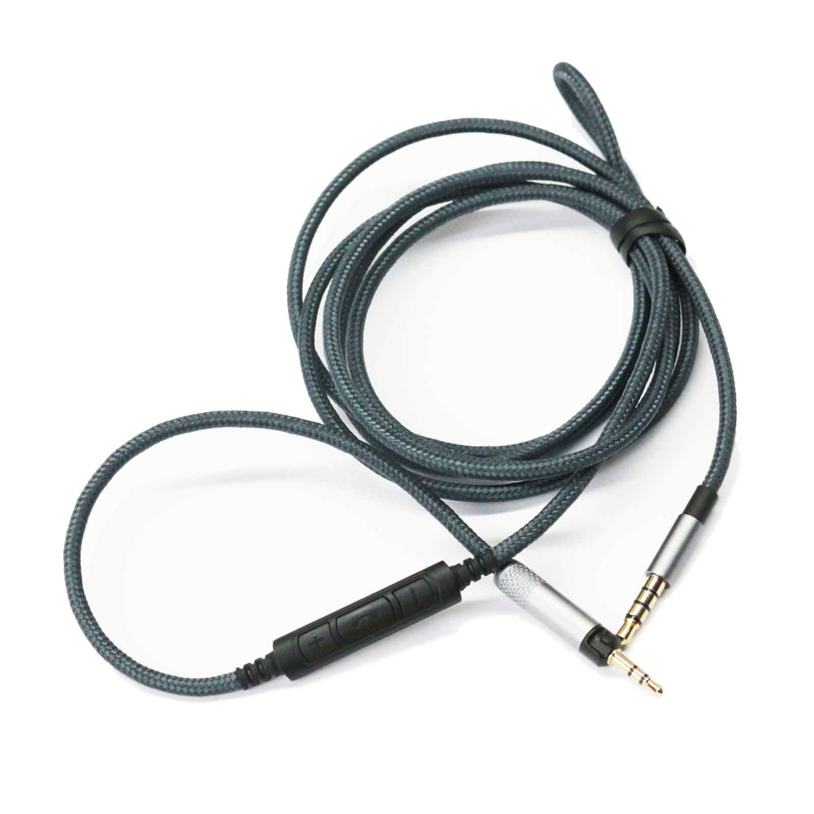 Audio Replacement Cable with in-Line Mic Remote Volume Control Compatible with Sennheiser HD598 HD598 SE, HD518 HD598 Cs, HD599 HD569 HD579 Headphone, Audio Cord Compatible with Samsung Galaxy Huawei