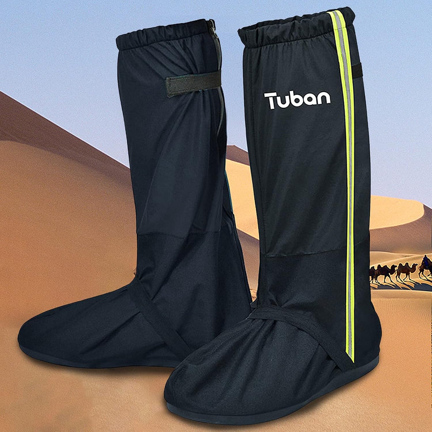 Waterproof Rain Boot Shoes Cover Lightweight Reusable Snow Desert Leg