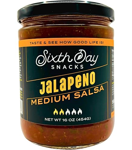 Amazon.com: Sixth Day Snacks Mild Salsa Verde | Fresh Tomatillos