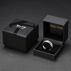 King Will METEOR 7mm Gold Tungsten Ring for Men