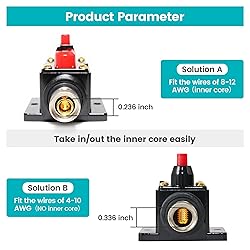 NuIth 60 Amp Fuse Holder Stereo Inline Fuse